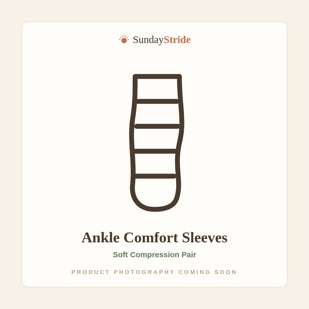 Ankle Comfort Sleeves soft compression pair — SundayStride