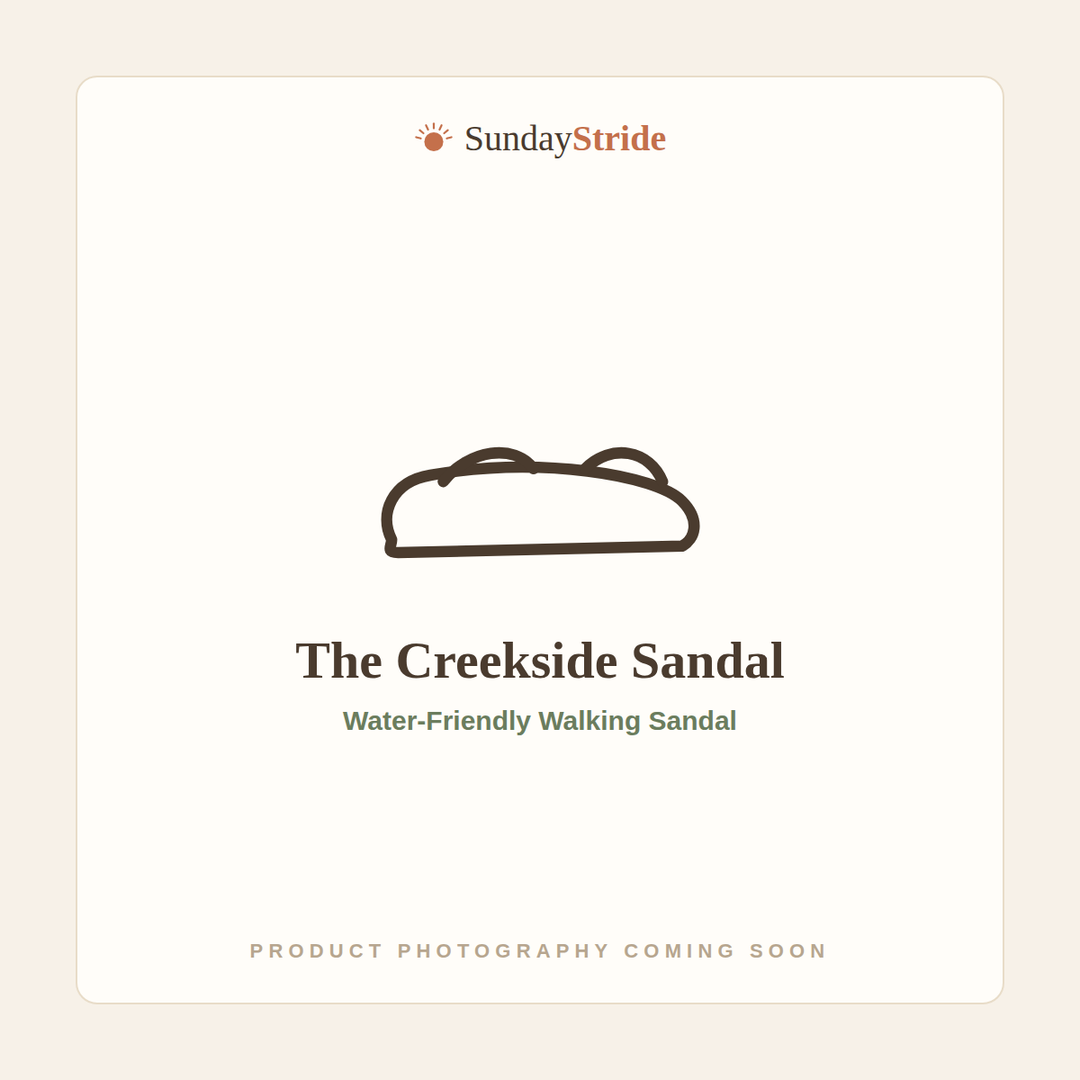 The Creekside water-friendly walking sandal — SundayStride