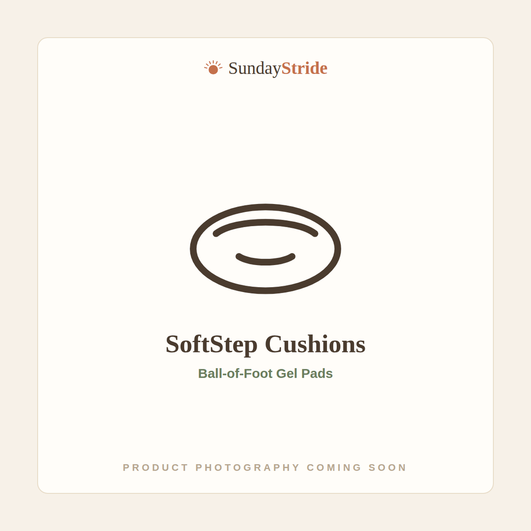 SoftStep ball-of-foot gel cushions — SundayStride