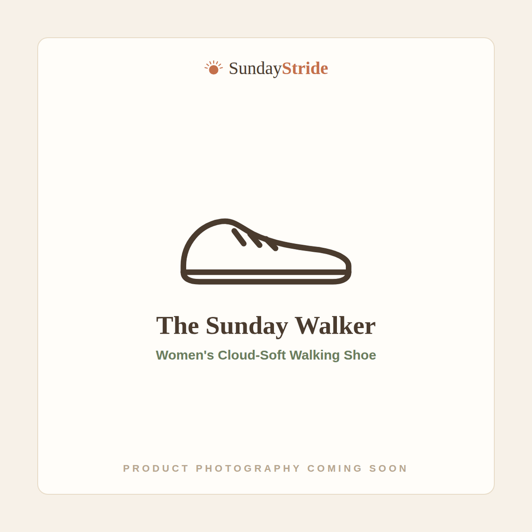 The Sunday Walker women's cloud-soft walking shoe — SundayStride