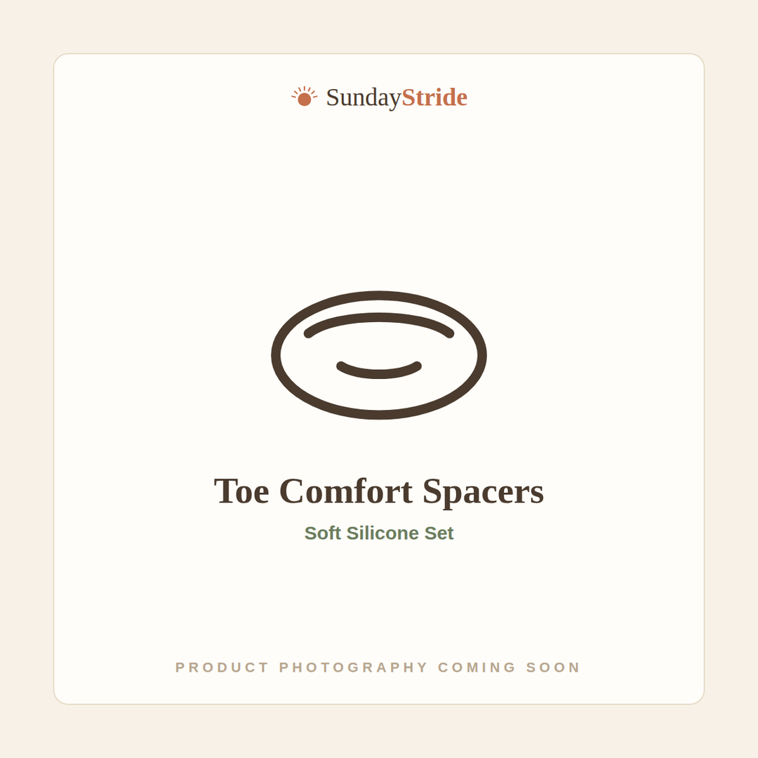 Toe Comfort Spacers soft silicone set — SundayStride